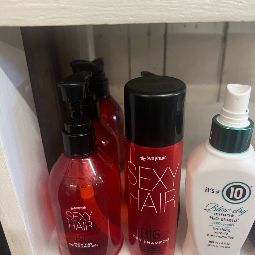Big sexy shampoo and gel